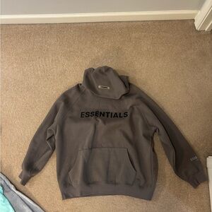 Essentials Brown Hoodie